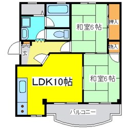 沖ノ原マンションの物件間取画像